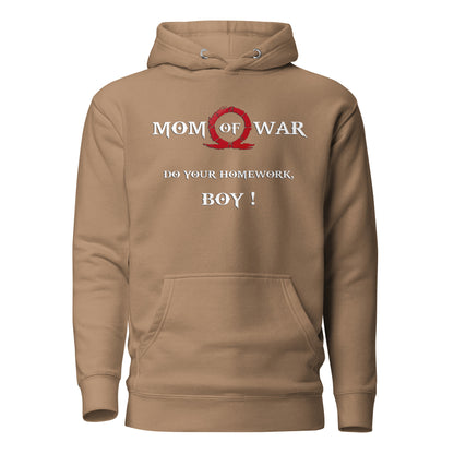 Mom of War Hoodie – Gamer Parody for Legendary Moms – fan-made gamer merch by GenioGoods