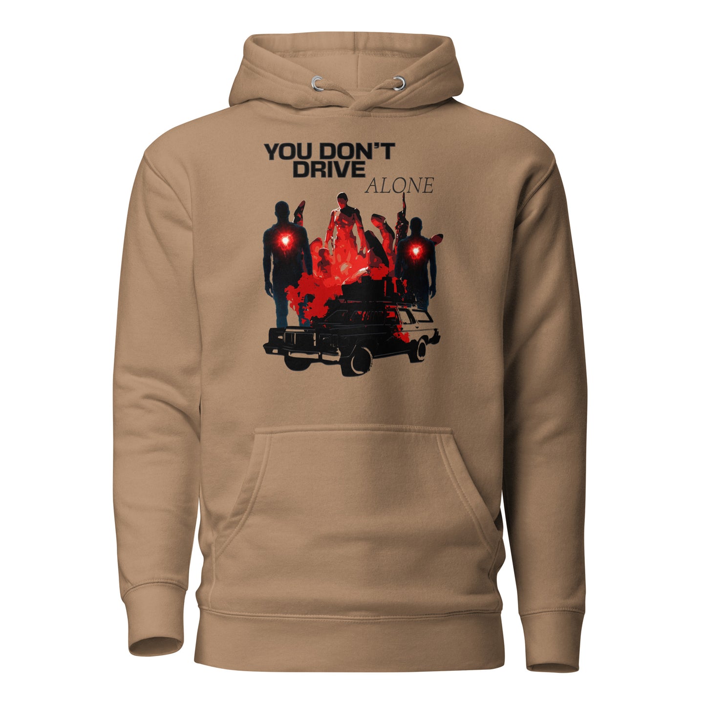 Atmospheric Road Survival Hoodie – Pacific Drive Inspired – fan-made gamer merch by GenioGoods