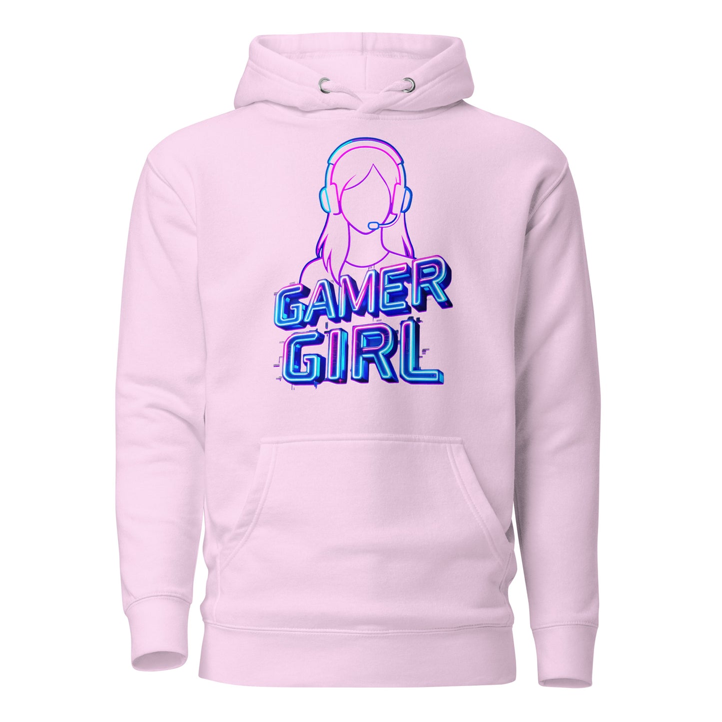 Gamer girl hoodie neon gaming aesthetic – original gamer merch by GenioGoods