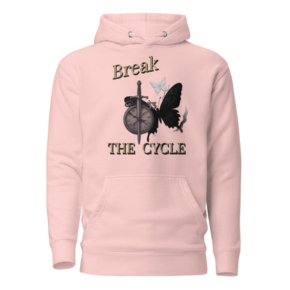 Break the Cycle Hoodie – Symbol of Rebirth | Clair Obscur 33 – fan-made gamer merch by GenioGoods
