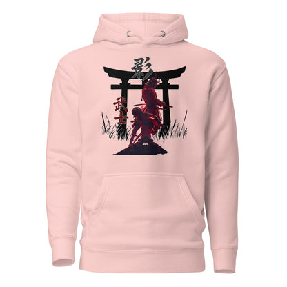 Torii Alliance Hoodie – Samurai x Ninja Tribute | AC Shadows – fan-made gamer merch by GenioGoods