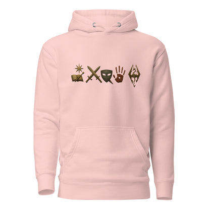 Elder Scrolls Guild Symbols Hoodie – Legacy Edition – fan-made gamer merch by GenioGoods