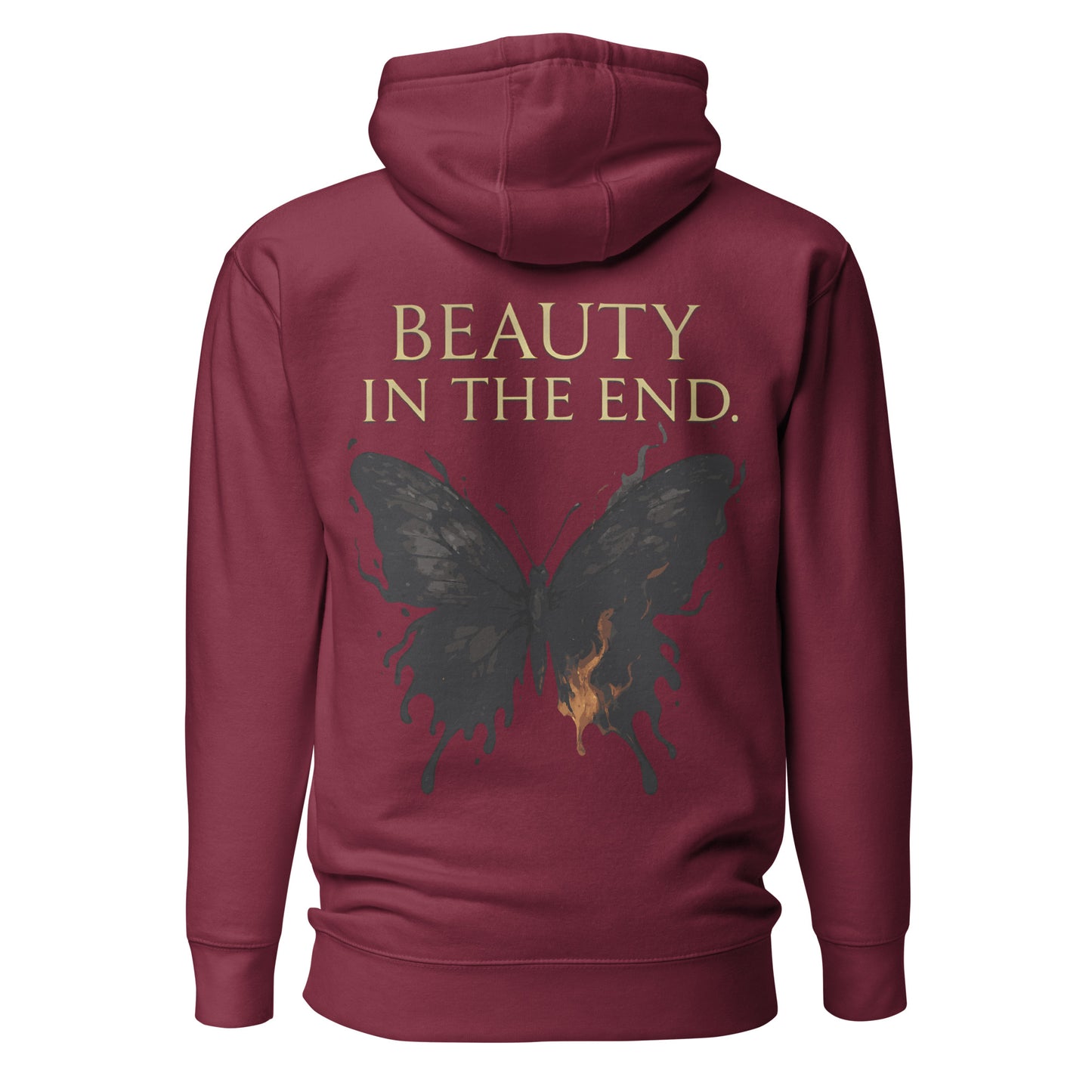 Dark Fantasy Hoodie – Beauty in the End | Clair Obscur 33 – fan-made gamer merch by GenioGoods