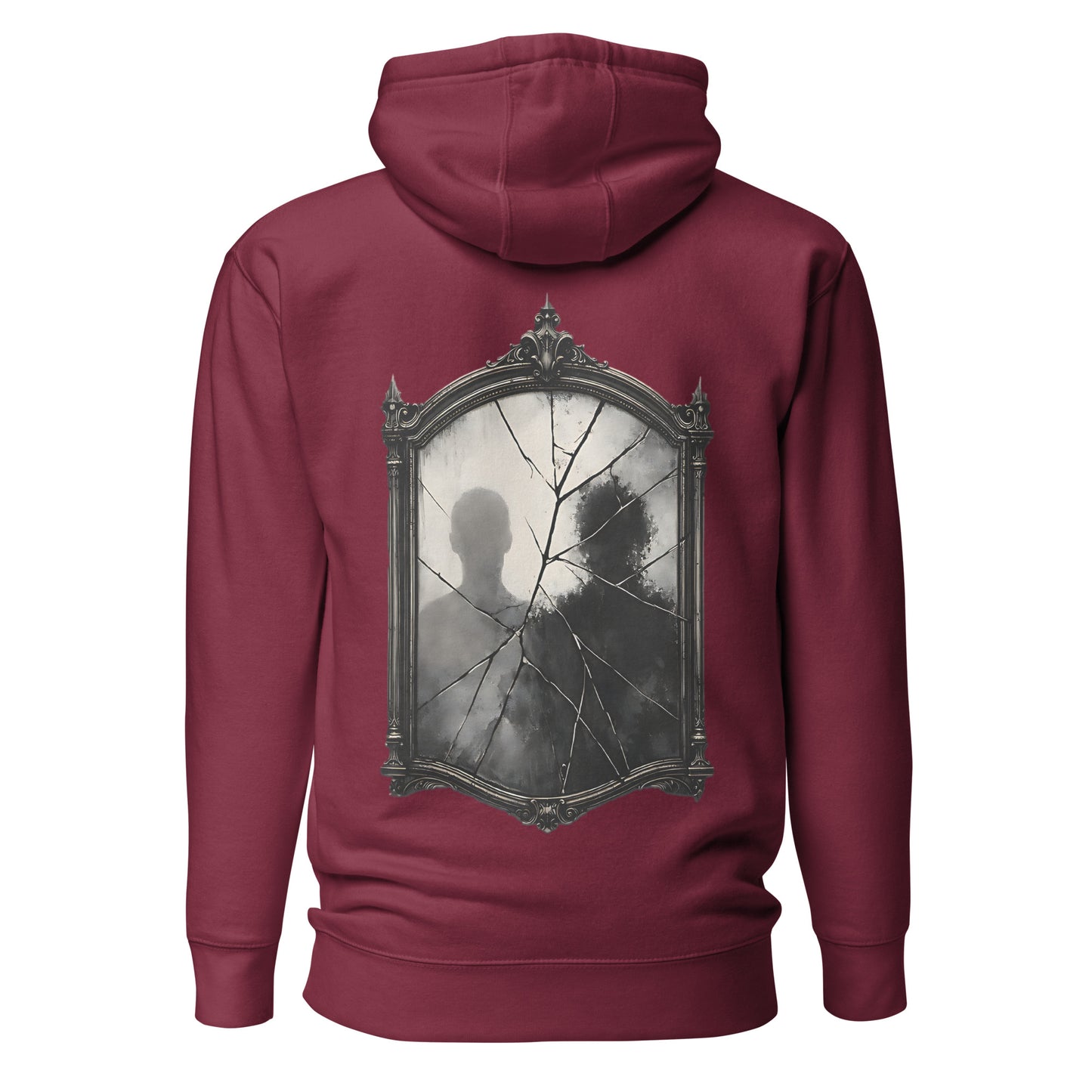 Back Print Psychological Horror Hoodie – What You See Is You – fan-made gamer merch by GenioGoods