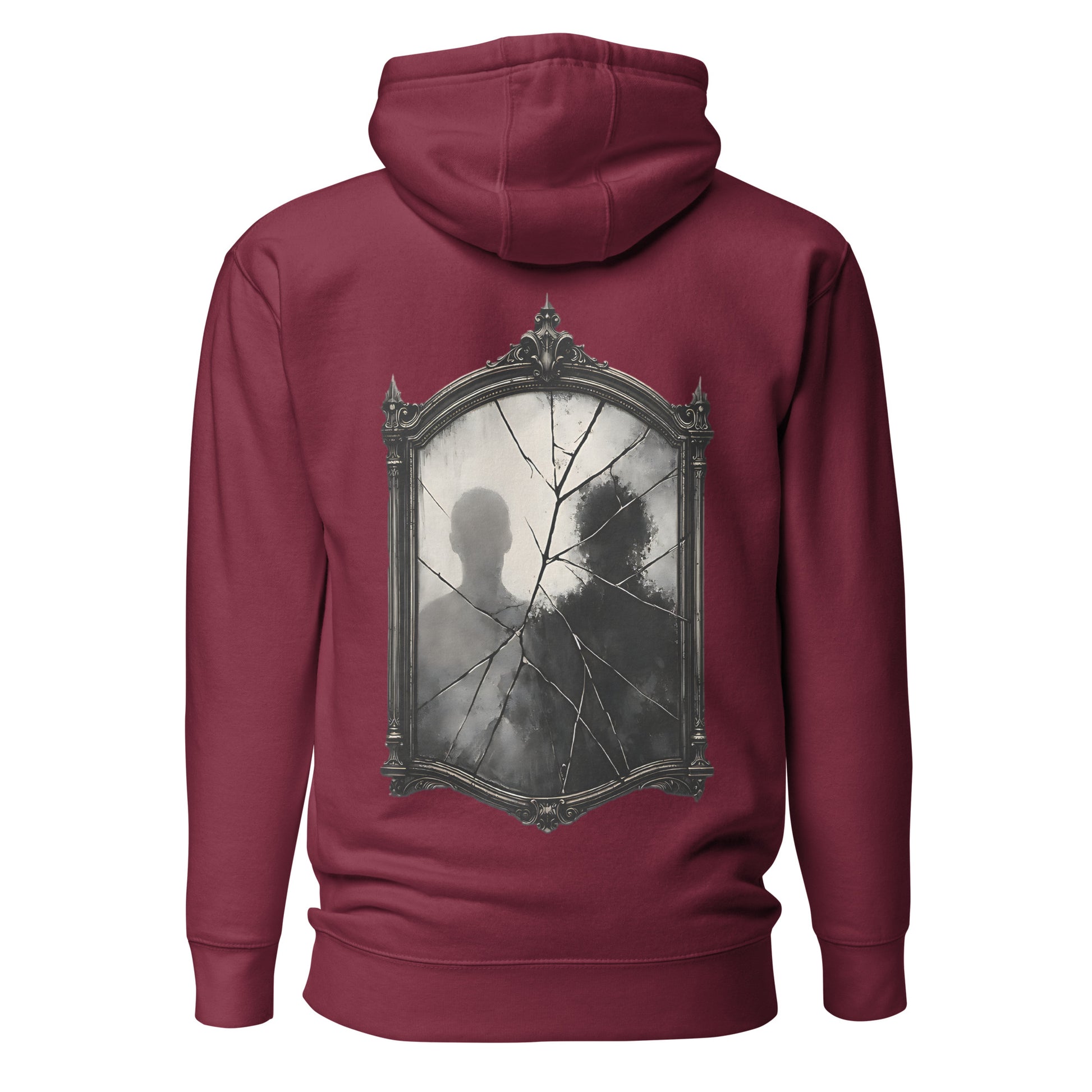 Back Print Psychological Horror Hoodie – What You See Is You – fan-made gamer merch by GenioGoods