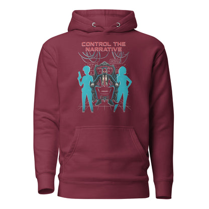 Split Fiction Control the Narrative Hoodie – Glitch Power – fan-made gamer merch by GenioGoods