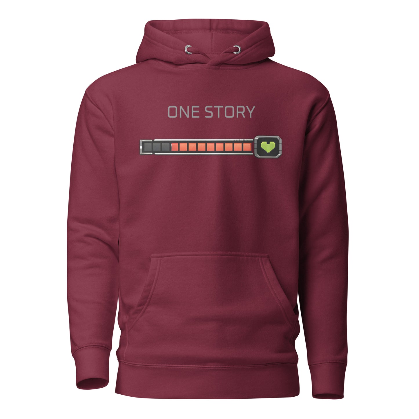 Hoodies featuring a game-inspired graphic design