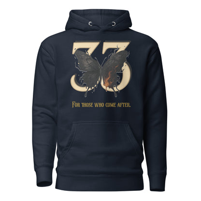 Clair Obscur 33 Hoodie – Legacy Butterfly Tribute – fan-made gamer merch by GenioGoods
