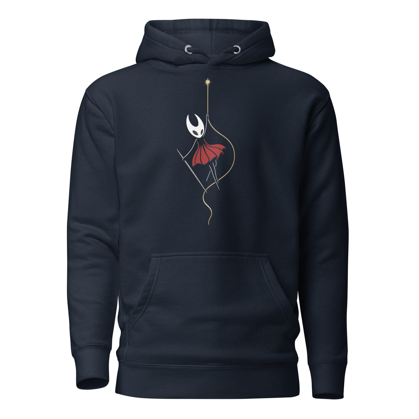 Silksong Ascension Hoodie – Rise in Light | Hornet Art – fan-made gamer merch by GenioGoods