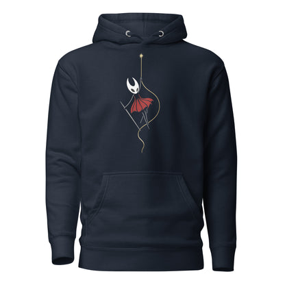 Silksong Ascension Hoodie – Rise in Light | Hornet Art – fan-made gamer merch by GenioGoods
