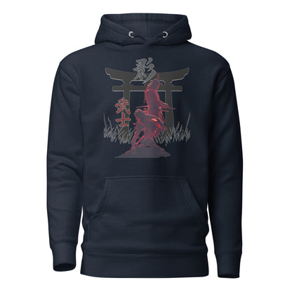 Torii Alliance Hoodie – Samurai x Ninja Tribute | AC Shadows – fan-made gamer merch by GenioGoods