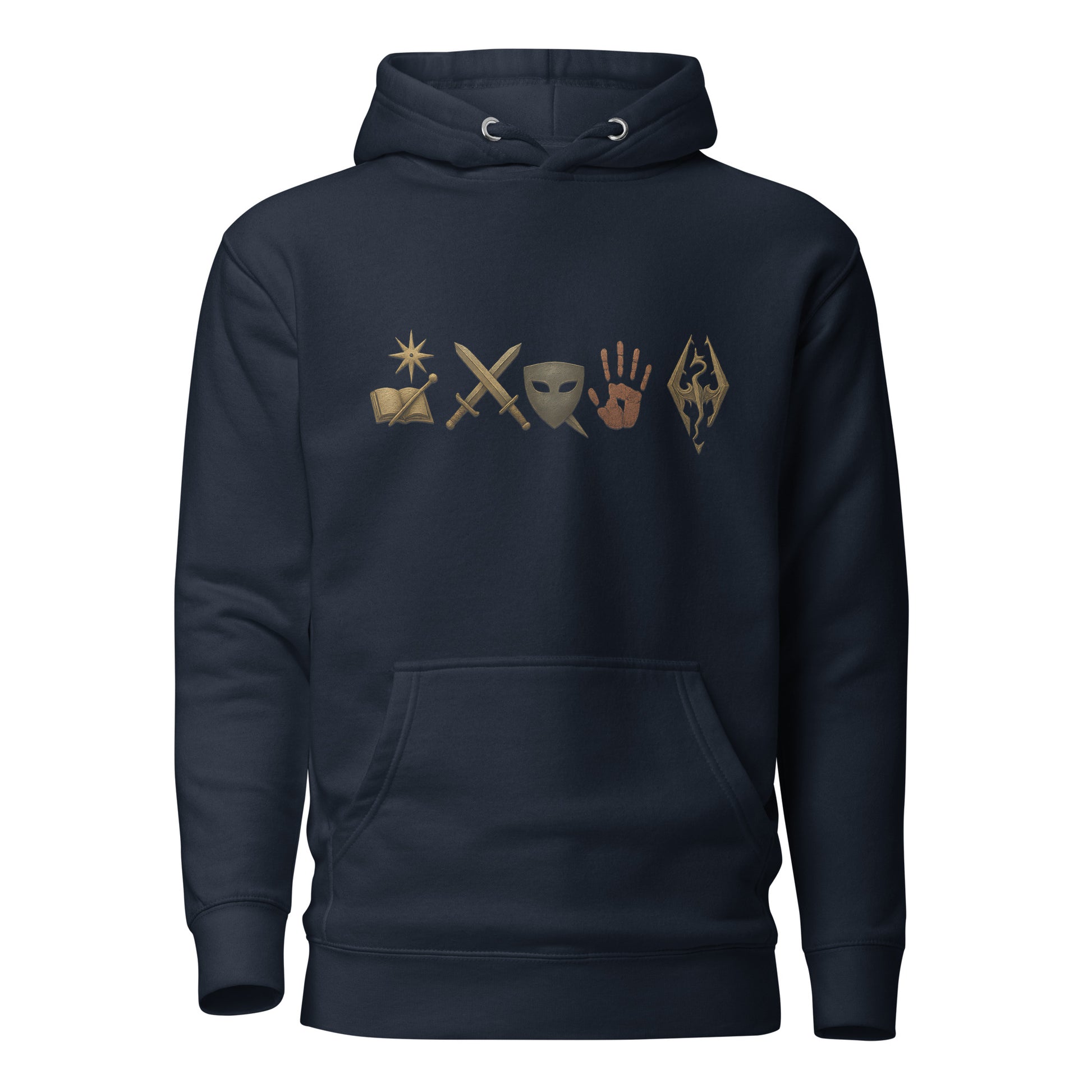 Elder Scrolls Guild Symbols Hoodie – Legacy Edition – fan-made gamer merch by GenioGoods