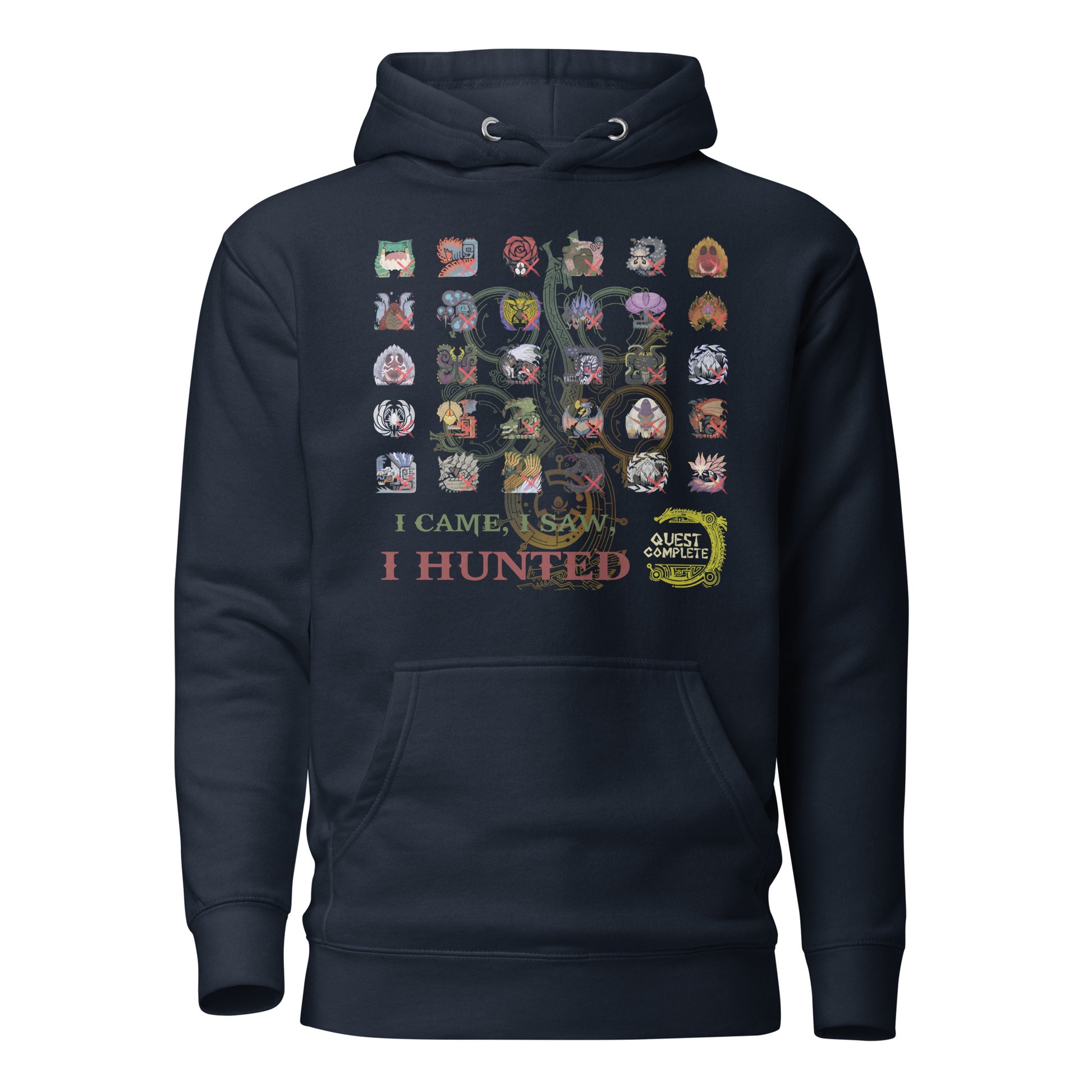 Monster Hunter Wilds Double Sided Sweatshirt – Quest Log – fan-made gamer merch by GenioGoods