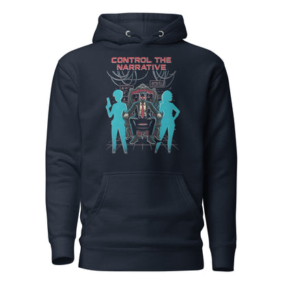 Split Fiction Control the Narrative Hoodie – Glitch Power – fan-made gamer merch by GenioGoods