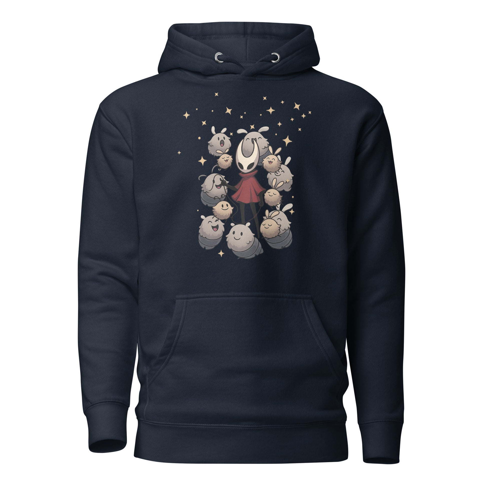 Hornet grubs hoodie cute minimalist fan art design – fan-made gamer merch by GenioGoods