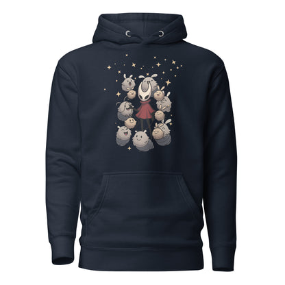 Hornet grubs hoodie cute minimalist fan art design – fan-made gamer merch by GenioGoods