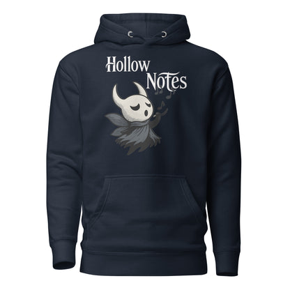 Hollow notes hoodie cute minimalist musical fan art – fan-made gamer merch by GenioGoods