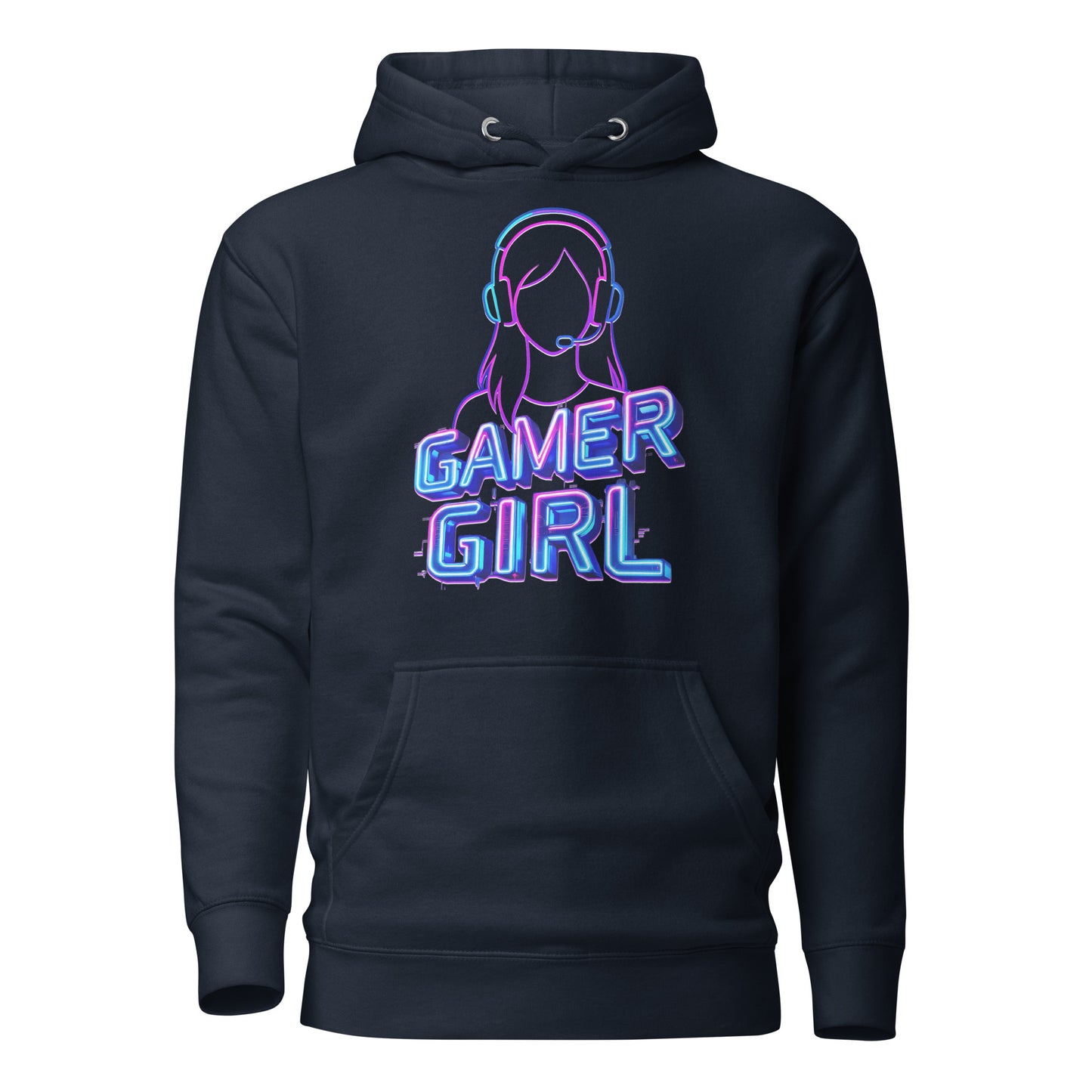 Gamer girl hoodie neon gaming aesthetic – original gamer merch by GenioGoods