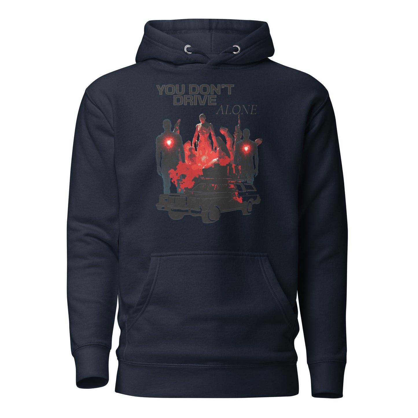 Atmospheric Road Survival Hoodie – Pacific Drive Inspired – fan-made gamer merch by GenioGoods