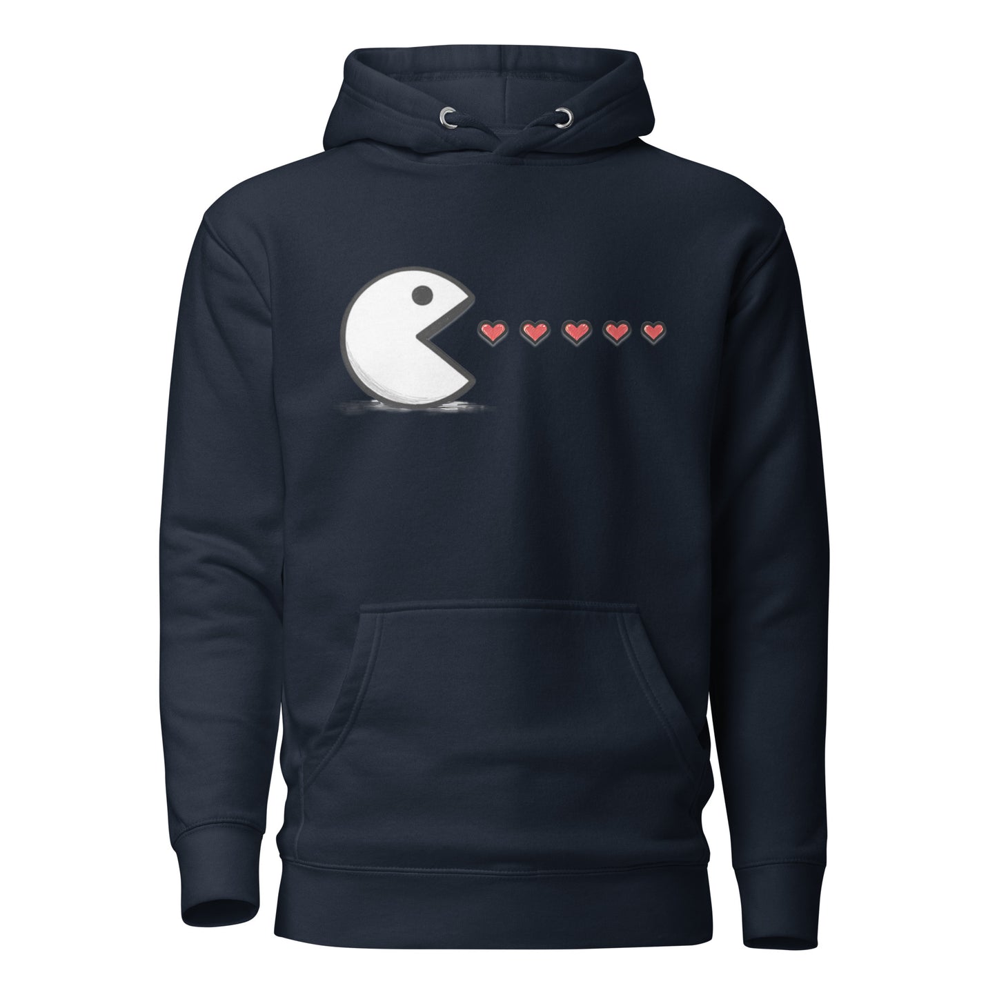 Arcade Love Hoodie – Retro Game Couple Design – fan-made gamer merch by GenioGoods