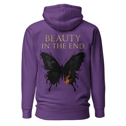 Dark Fantasy Hoodie – Beauty in the End | Clair Obscur 33 – fan-made gamer merch by GenioGoods