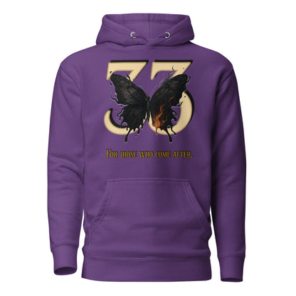 Clair Obscur 33 Hoodie – Legacy Butterfly Tribute – fan-made gamer merch by GenioGoods