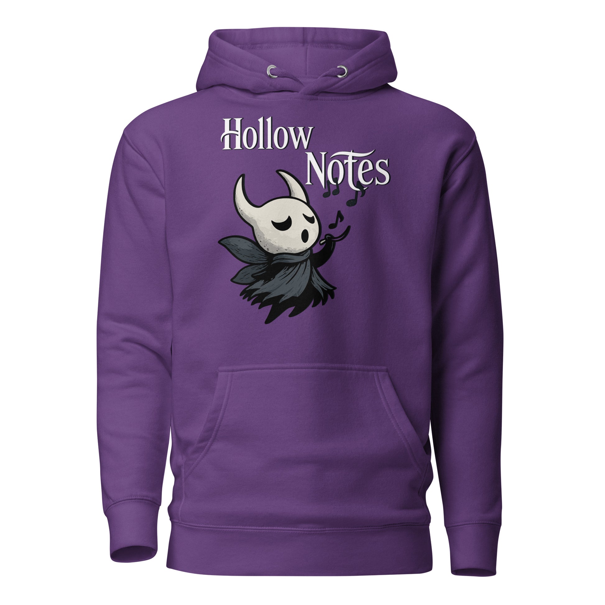 Hollow notes hoodie cute minimalist musical fan art – fan-made gamer merch by GenioGoods