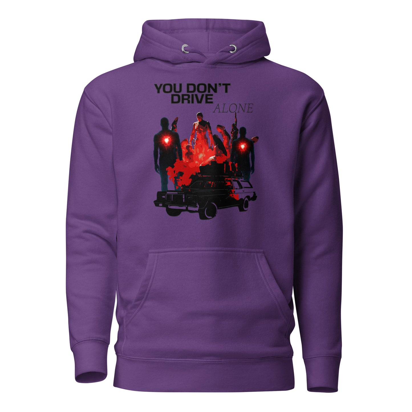 Atmospheric Road Survival Hoodie – Pacific Drive Inspired – fan-made gamer merch by GenioGoods
