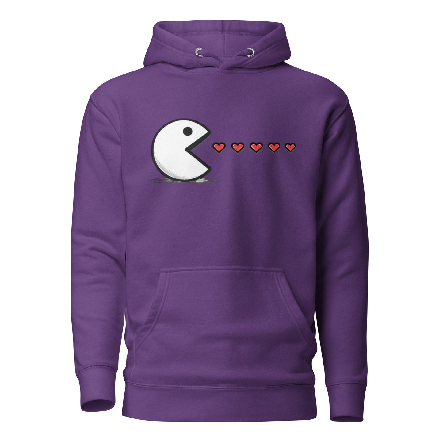 Arcade Love Hoodie – Retro Game Couple Design – fan-made gamer merch by GenioGoods