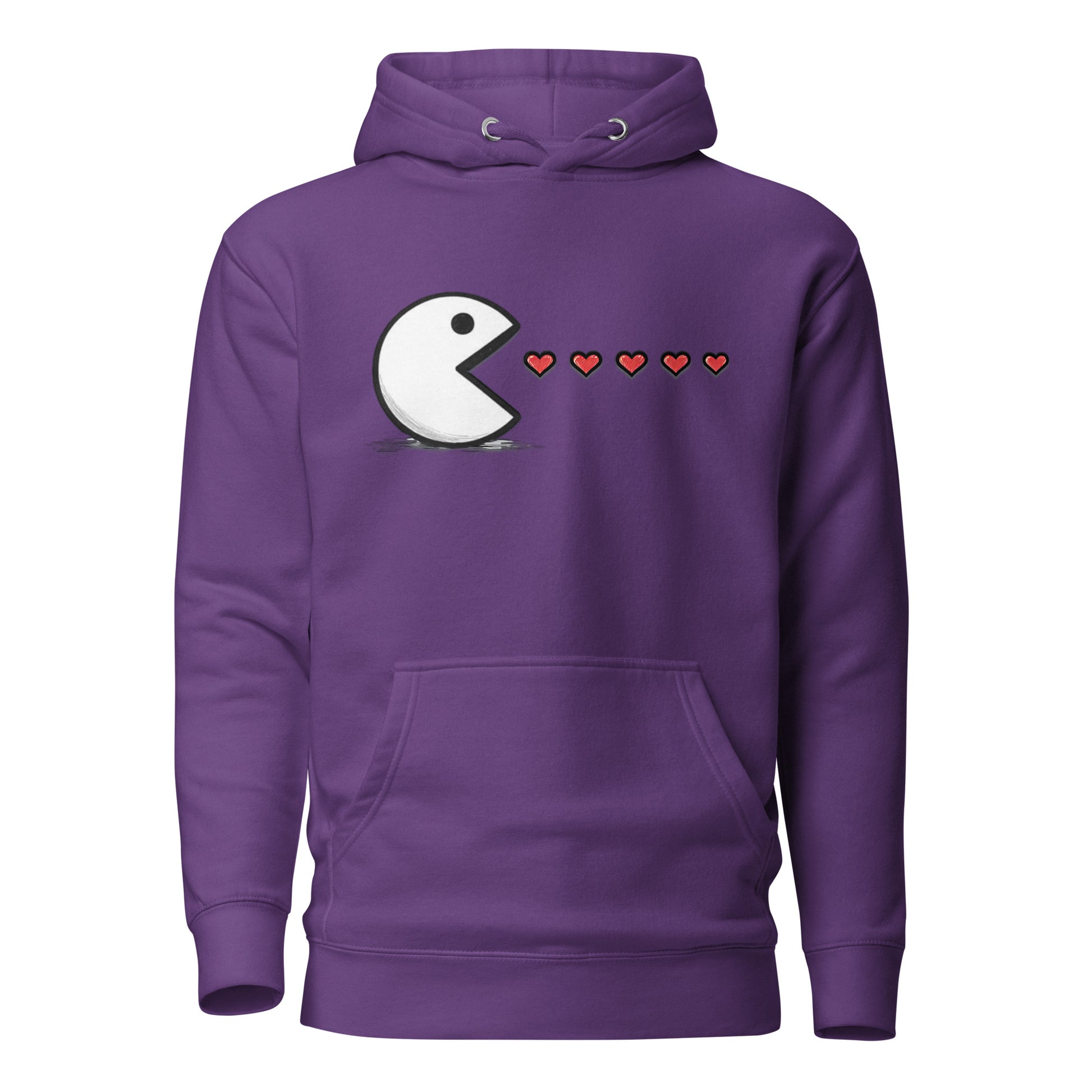 Arcade Love Hoodie – Retro Game Couple Design – fan-made gamer merch by GenioGoods