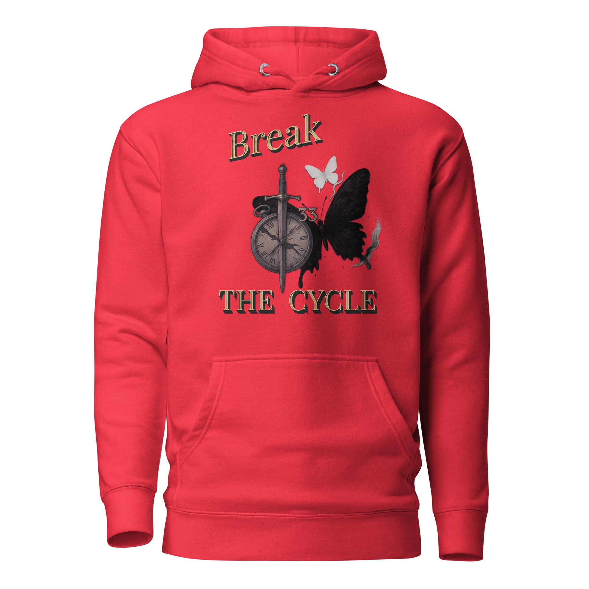 Break the Cycle Hoodie – Symbol of Rebirth | Clair Obscur 33 – fan-made gamer merch by GenioGoods