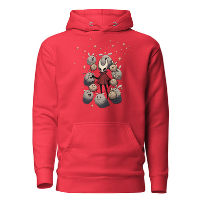 Hornet grubs hoodie cute minimalist fan art design – fan-made gamer merch by GenioGoods