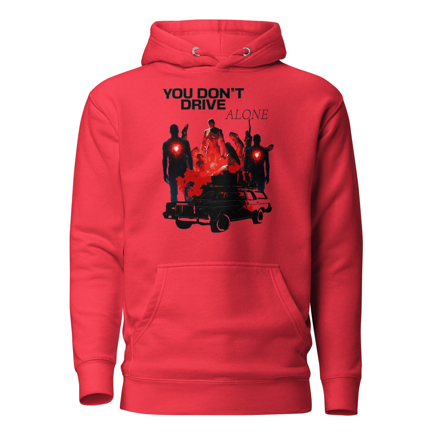 Atmospheric Road Survival Hoodie – Pacific Drive Inspired – fan-made gamer merch by GenioGoods