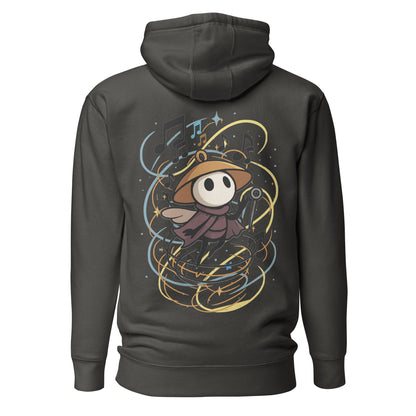 Silksong Bard Hoodie – Musical Tribute | Hollow Knight – fan-made gamer merch by GenioGoods