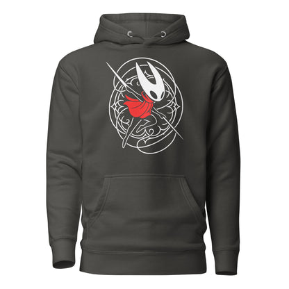 Hornet Silksong Hoodie – Fan Tribute to Hollow Knight – fan-made gamer merch by GenioGoods