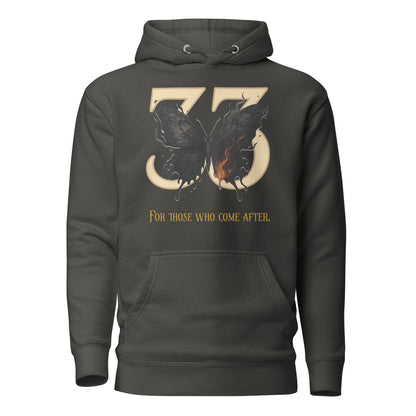 Clair Obscur 33 Hoodie – Legacy Butterfly Tribute – fan-made gamer merch by GenioGoods