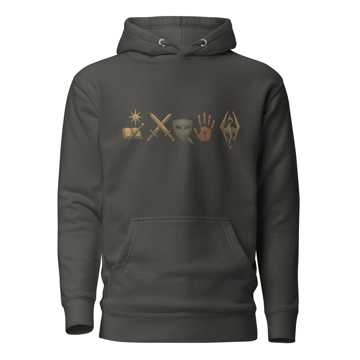 Elder Scrolls Guild Symbols Hoodie – Legacy Edition – fan-made gamer merch by GenioGoods