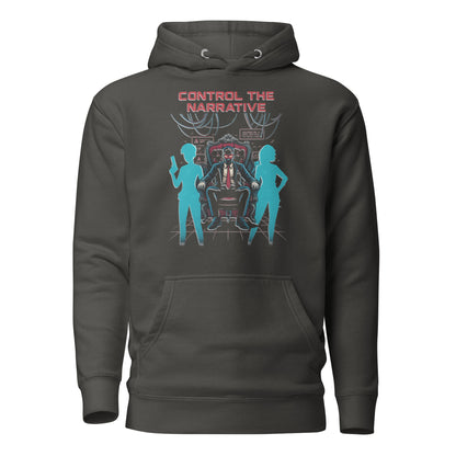 Split Fiction Control the Narrative Hoodie – Glitch Power – fan-made gamer merch by GenioGoods