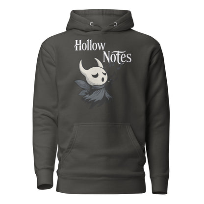 Hollow notes hoodie cute minimalist musical fan art – fan-made gamer merch by GenioGoods