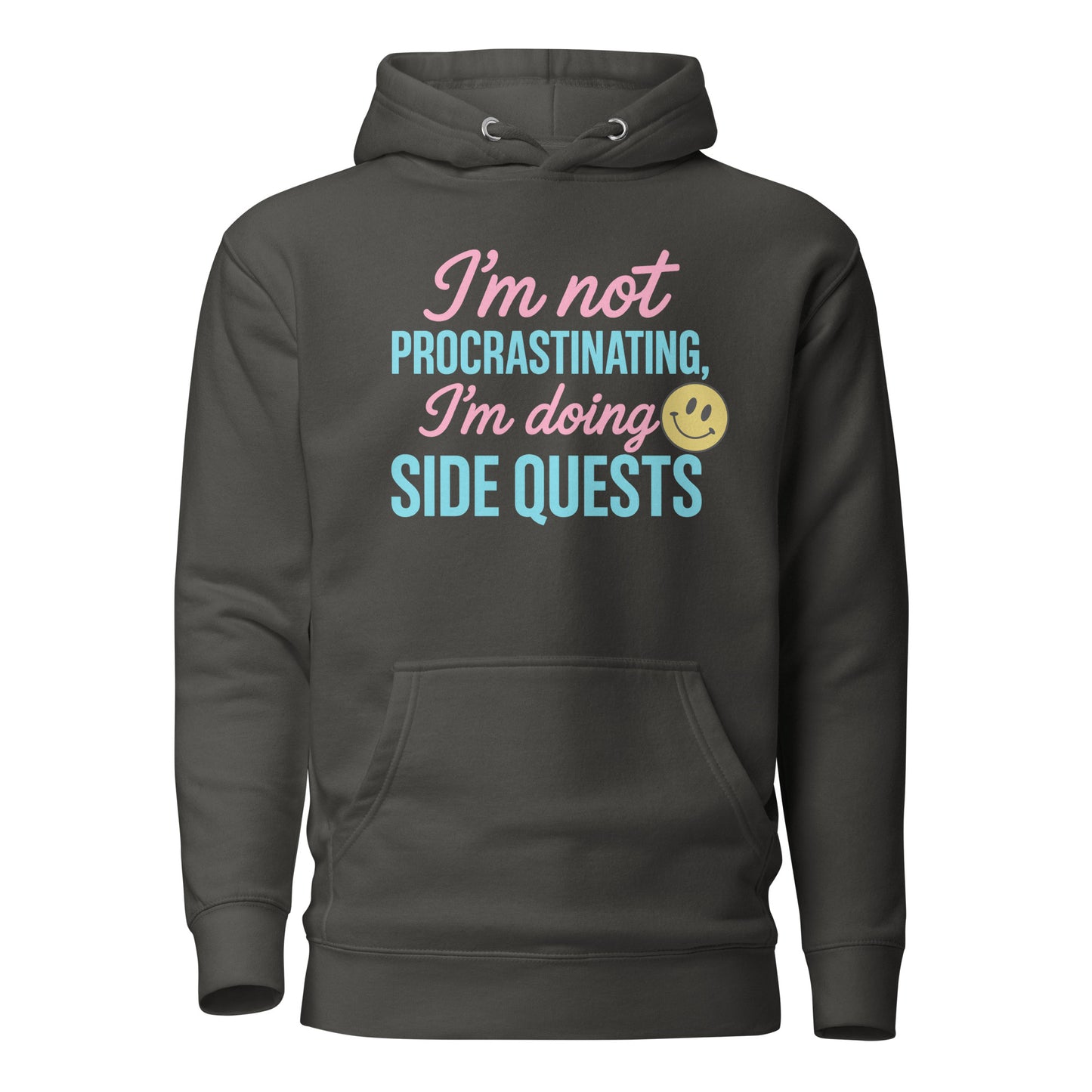 Side Quests Hoodie Funny Gamer Humor Cozy Streetwear – original gamer merch by GenioGoods
