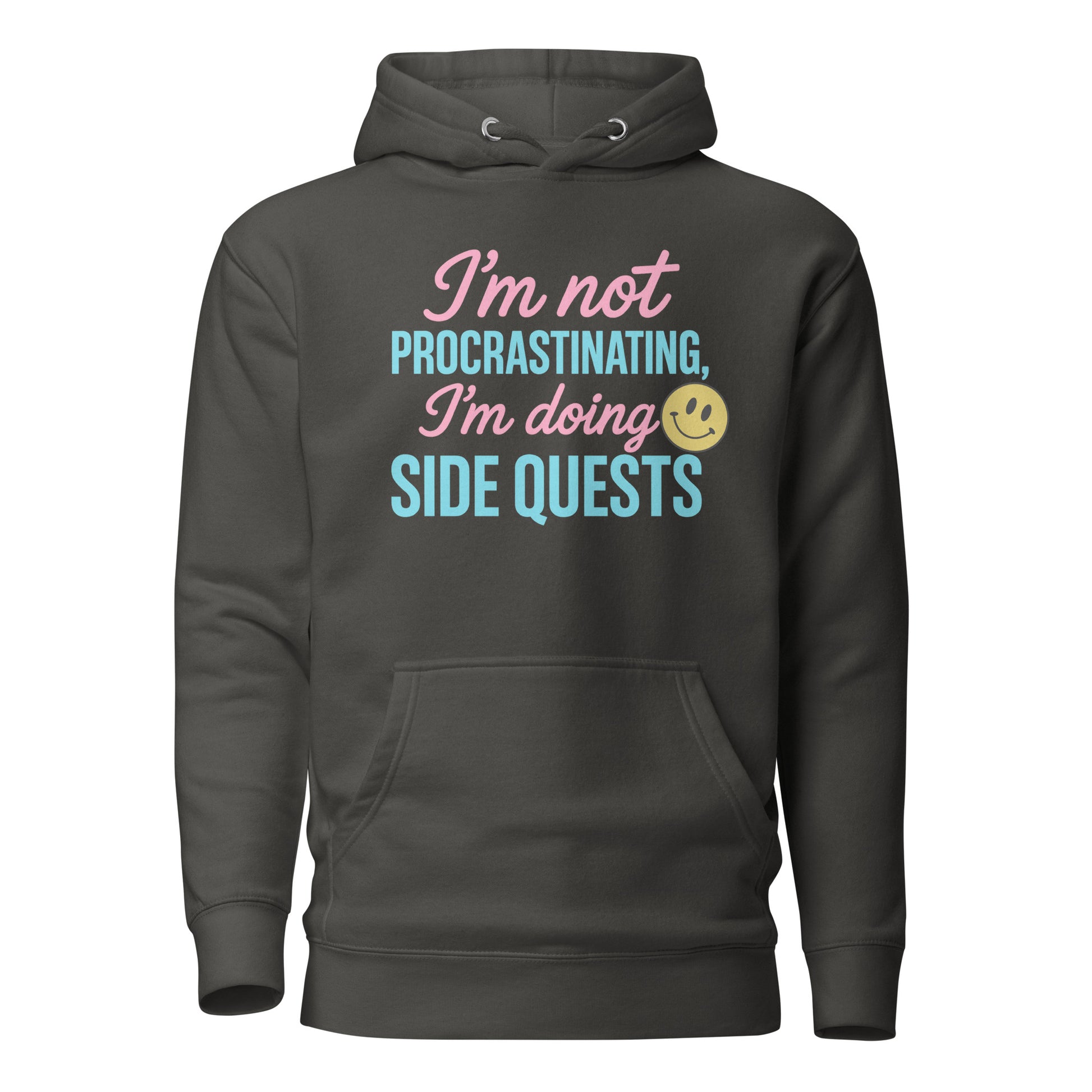 Side Quests Hoodie Funny Gamer Humor Cozy Streetwear – original gamer merch by GenioGoods