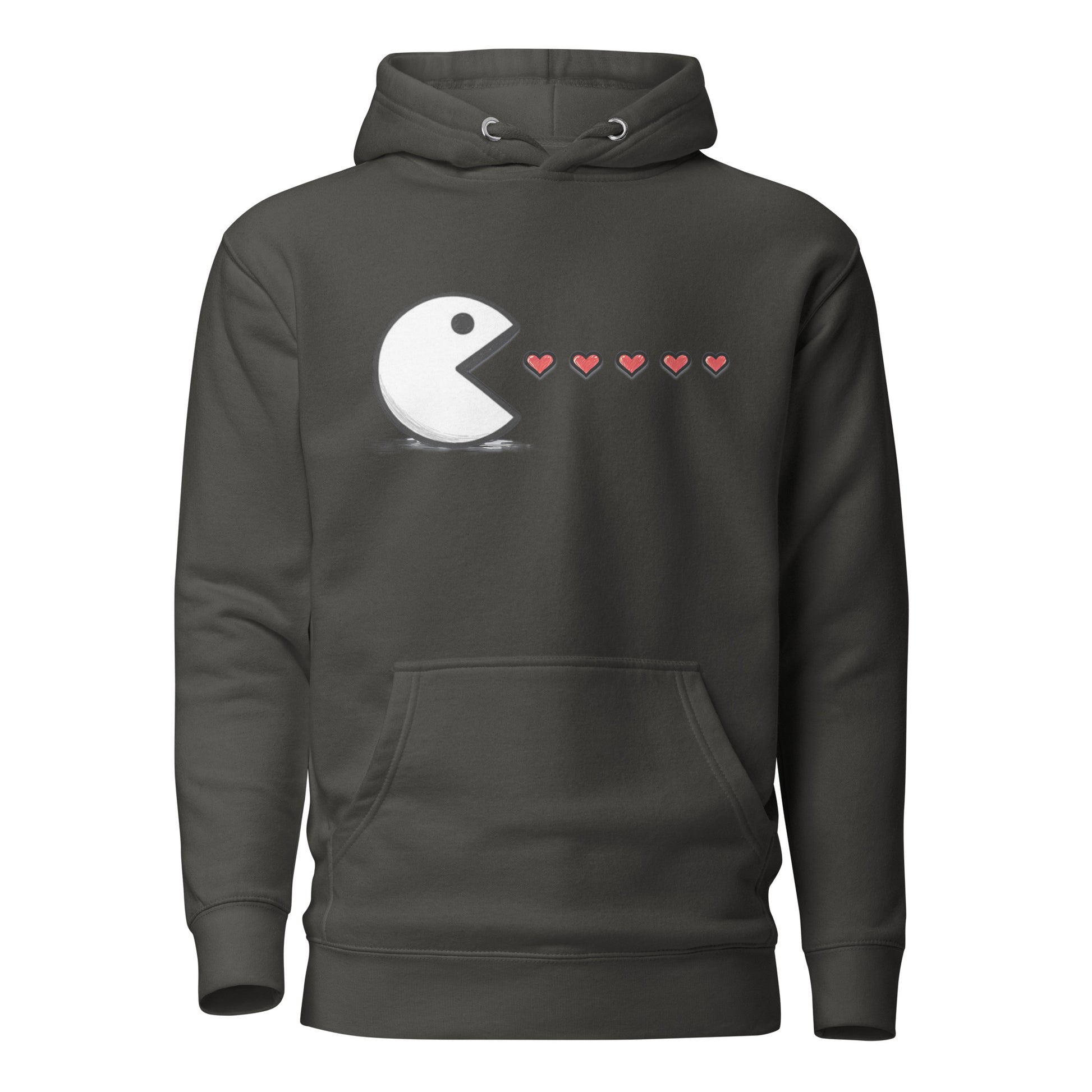 Arcade Love Hoodie – Retro Game Couple Design – fan-made gamer merch by GenioGoods