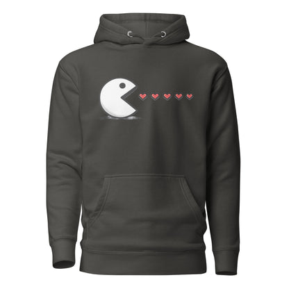 Arcade Love Hoodie – Retro Game Couple Design – fan-made gamer merch by GenioGoods