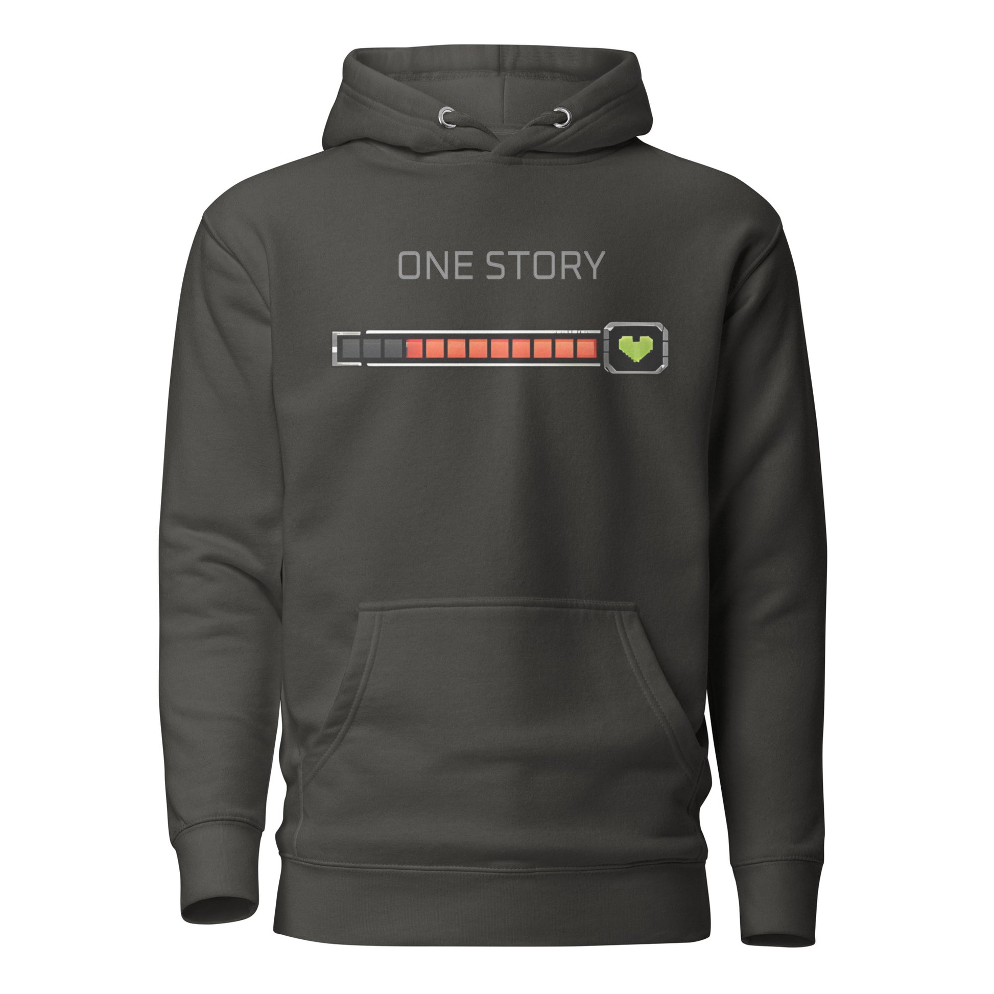 Hoodies featuring a game-inspired graphic design