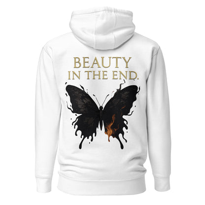 Dark Fantasy Hoodie – Beauty in the End | Clair Obscur 33 – fan-made gamer merch by GenioGoods
