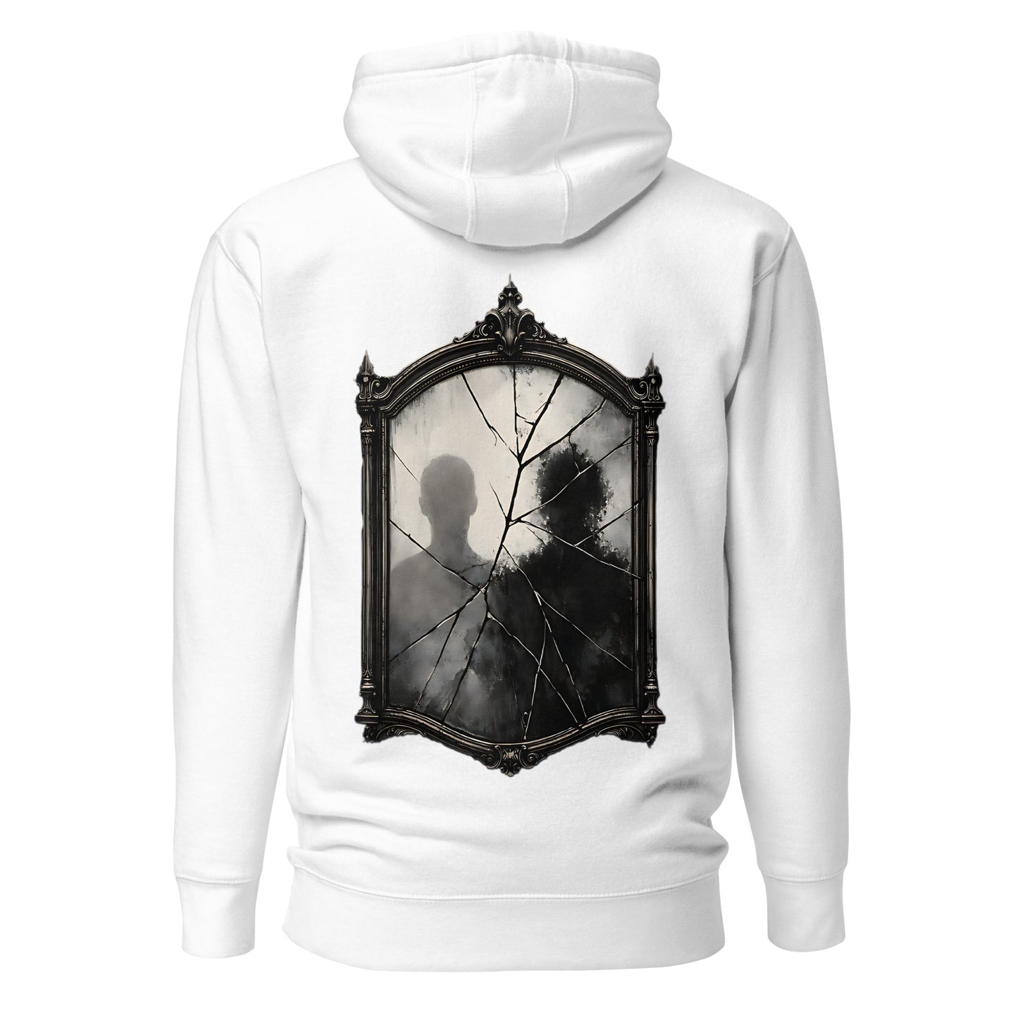 Back Print Psychological Horror Hoodie – What You See Is You – fan-made gamer merch by GenioGoods