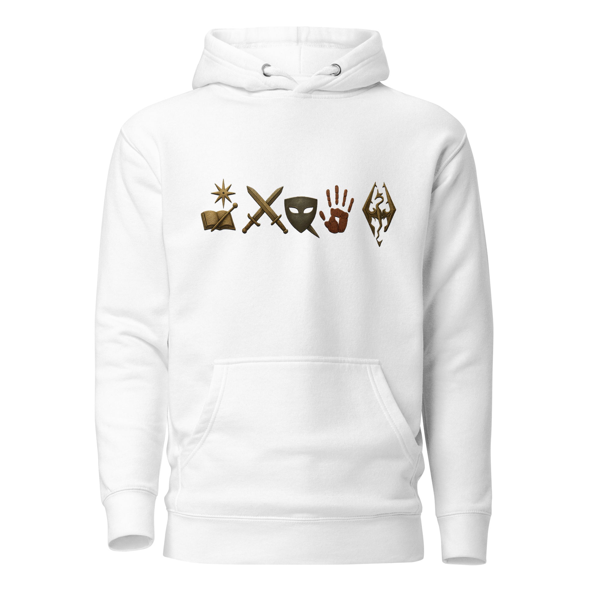Elder Scrolls Guild Symbols Hoodie – Legacy Edition – fan-made gamer merch by GenioGoods