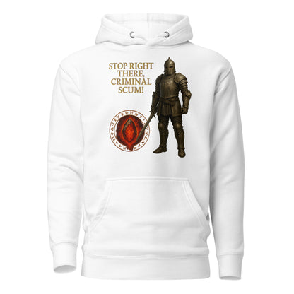Oblivion Guard Hoodie – Criminal Scum Meme Edition – gamer design by GenioGoods