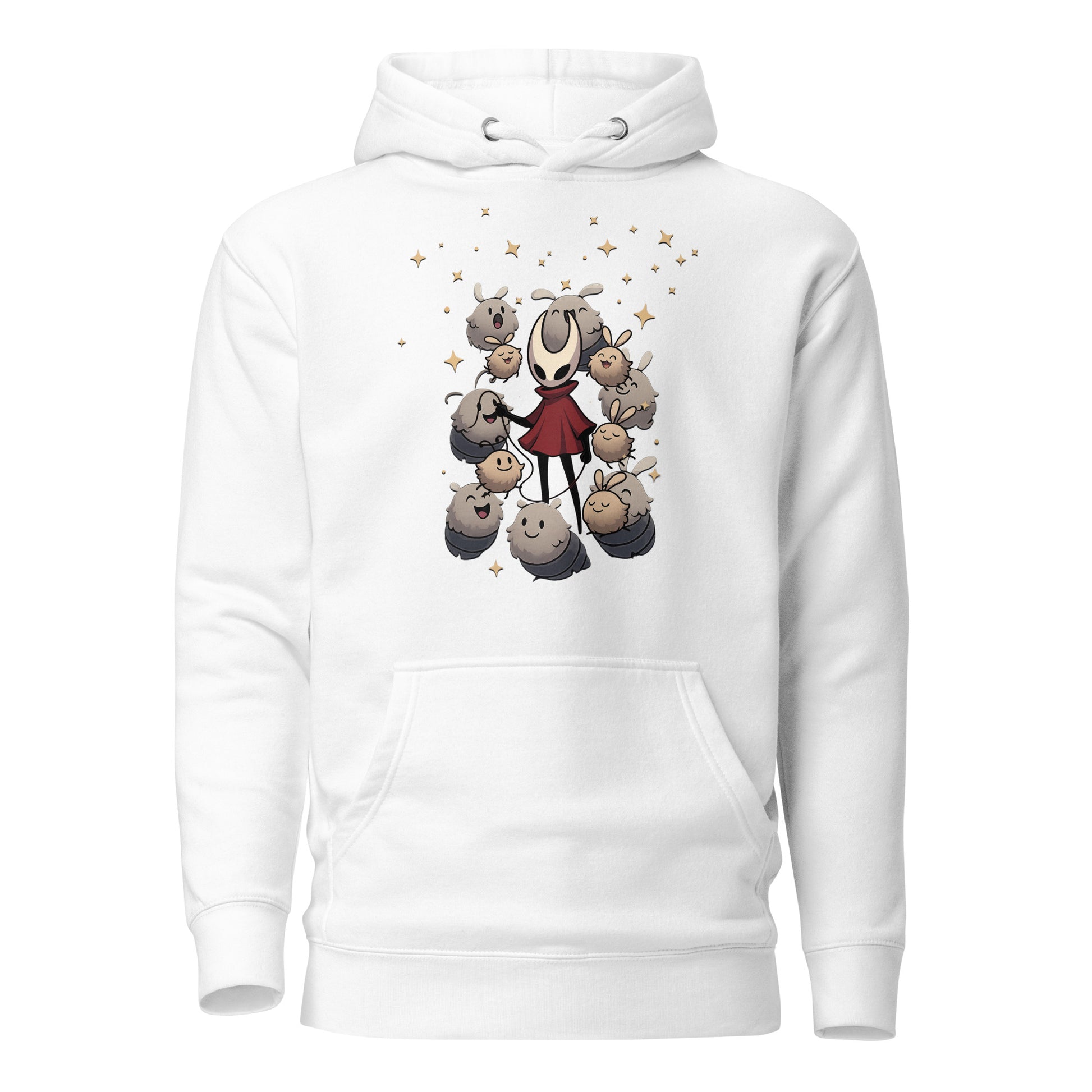 Hornet grubs hoodie cute minimalist fan art design – fan-made gamer merch by GenioGoods