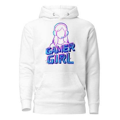 Gamer girl hoodie neon gaming aesthetic – original gamer merch by GenioGoods